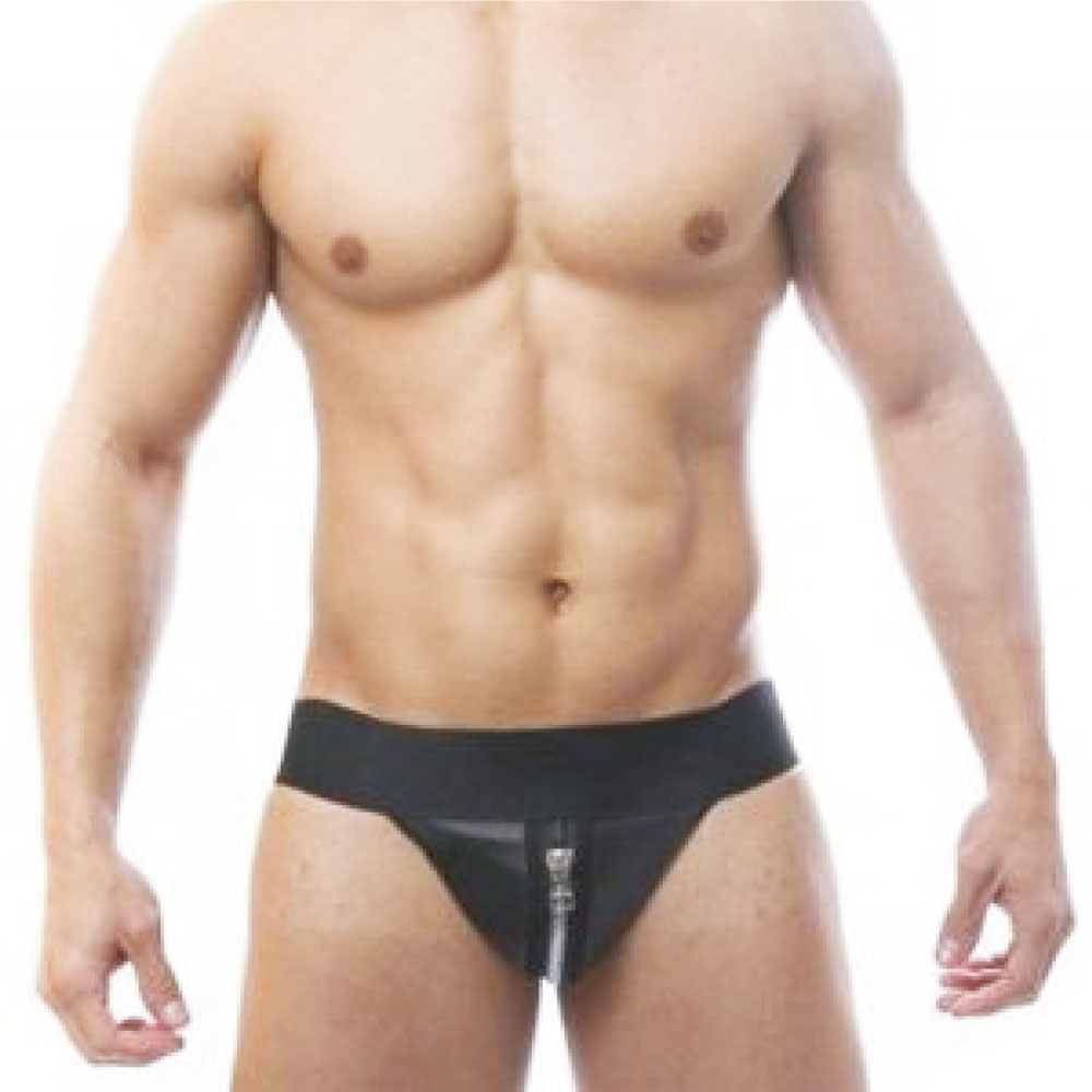 Cueca jockstrap ziper